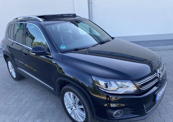 Volkswagen Tiguan cena 53999 przebieg: 163000, rok produkcji 2013 z Rymanów małe 781